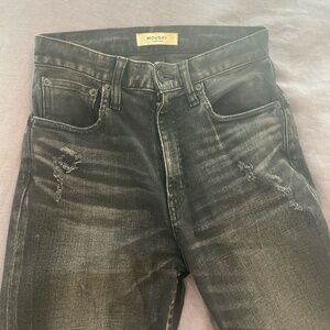 Moussy Vintage Fringe Black Jeans (25)